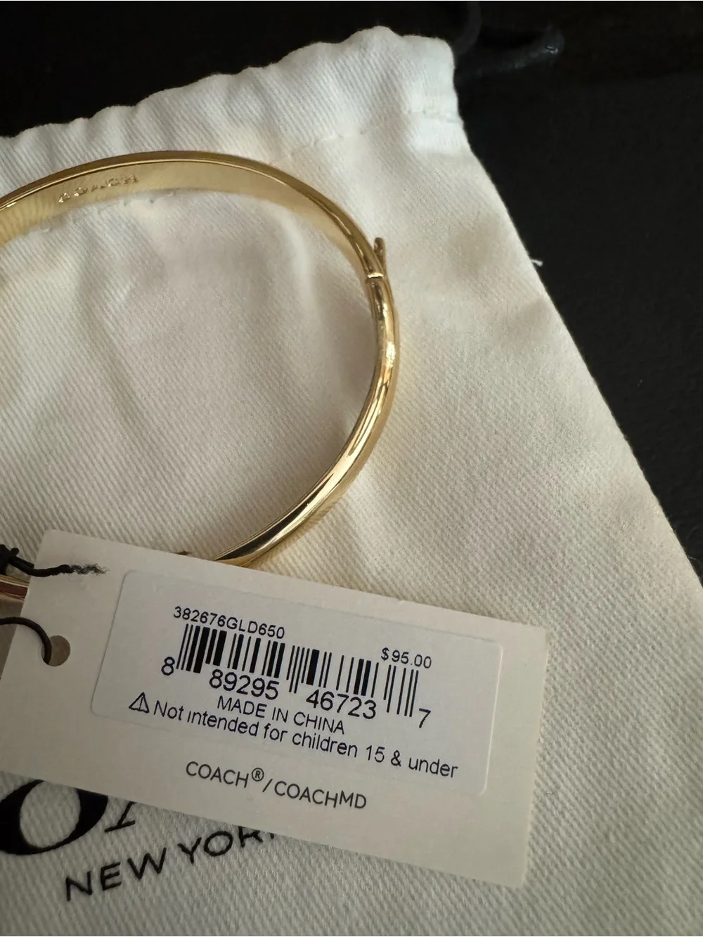 Coach nwt polished